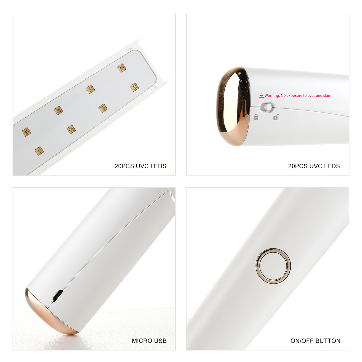 Baguette de stérilisation LED UVC 59S X5
